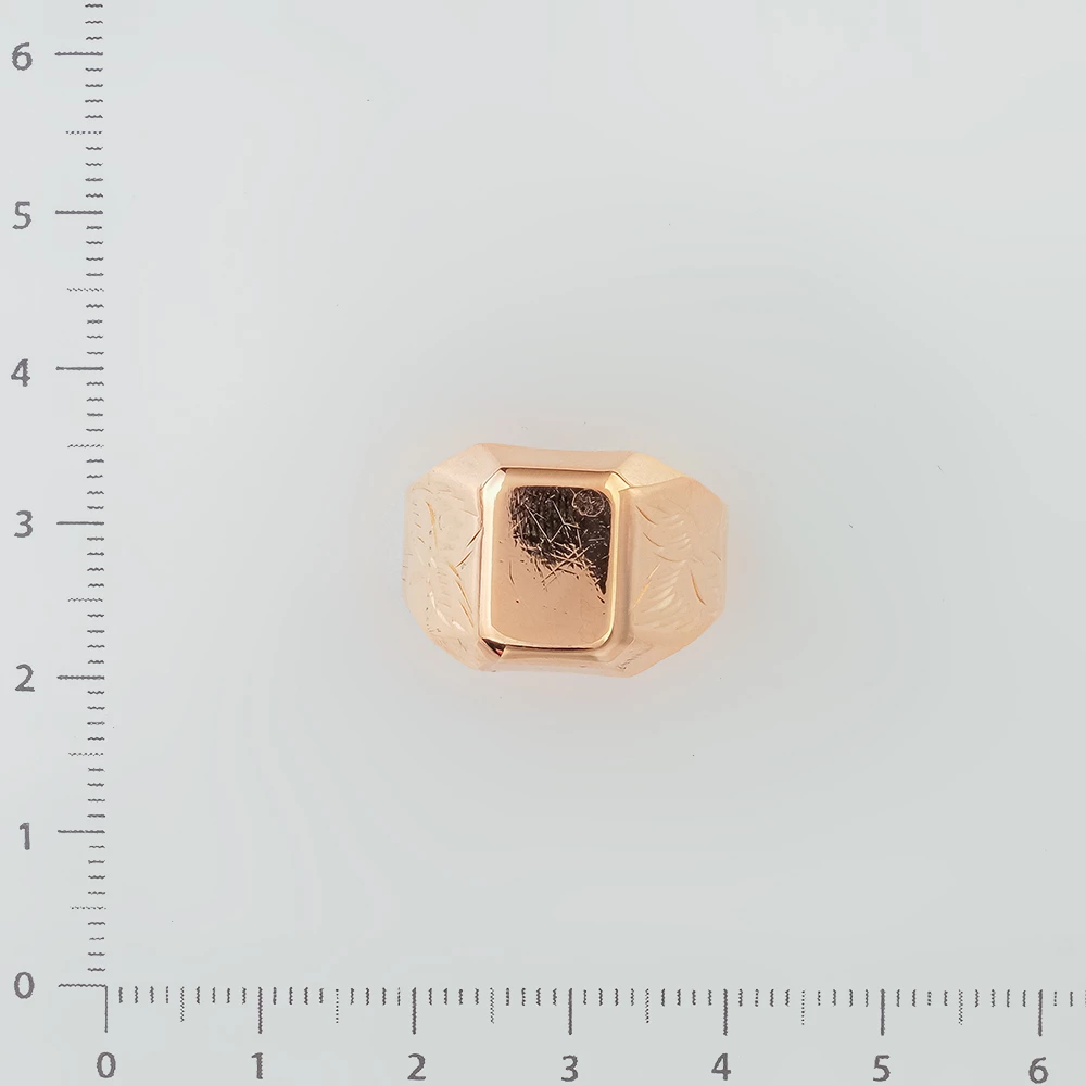 Кольцо из красного золота 583 пробы 2