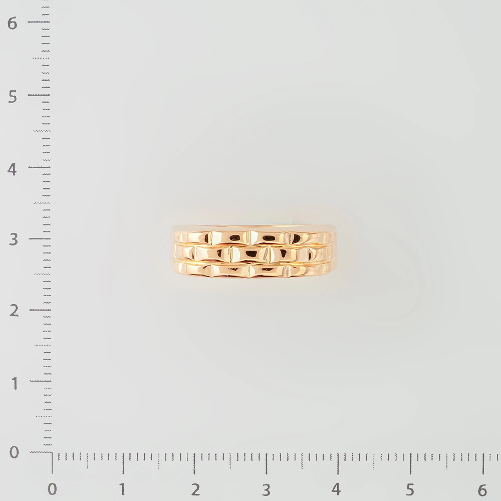 Кольцо из красного золота 585 пробы 2