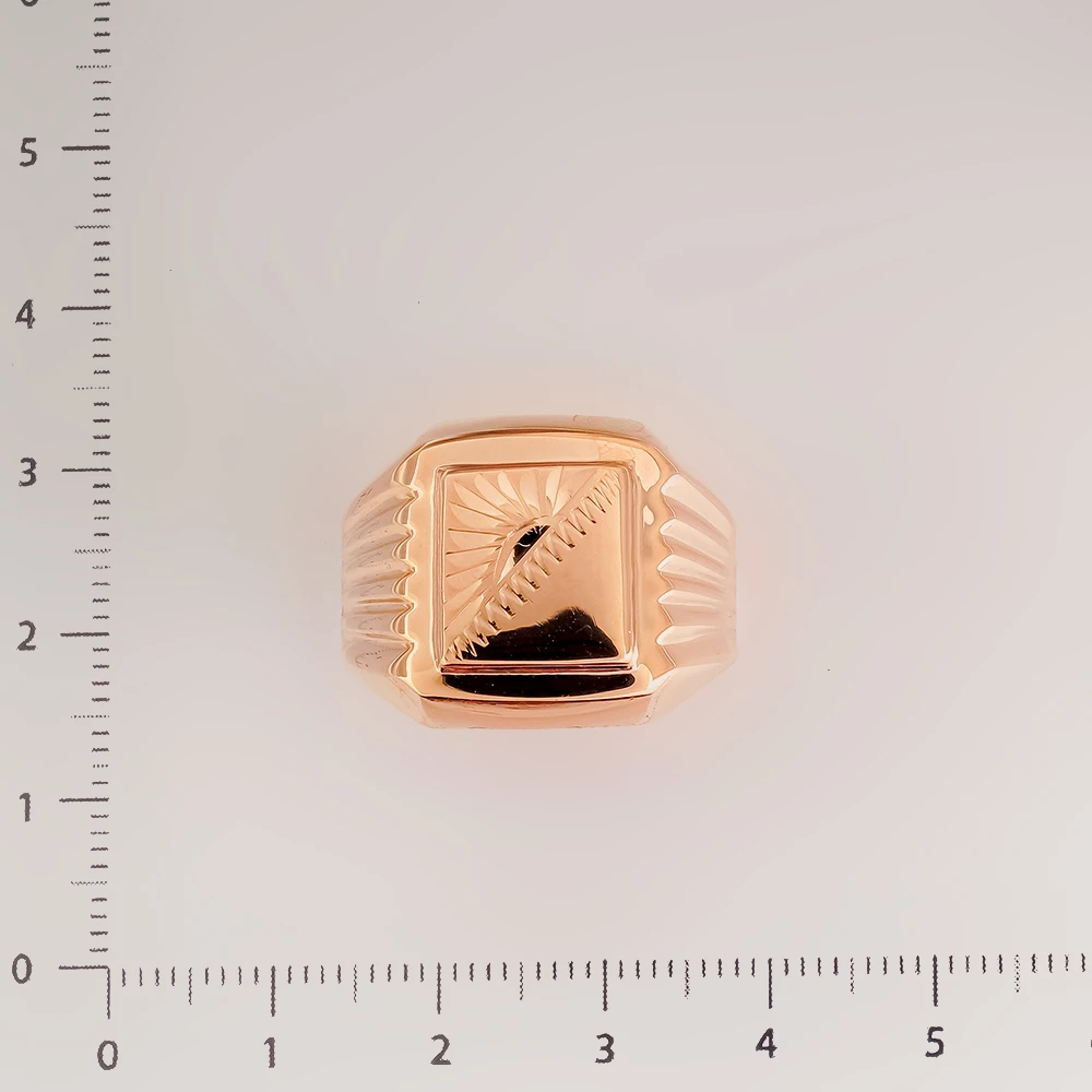 Кольцо из красного золота 585 пробы 2