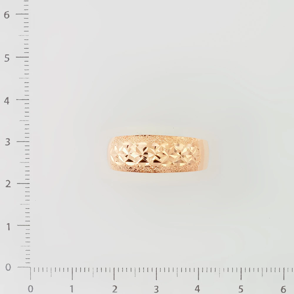 Кольцо из красного золота 585 пробы