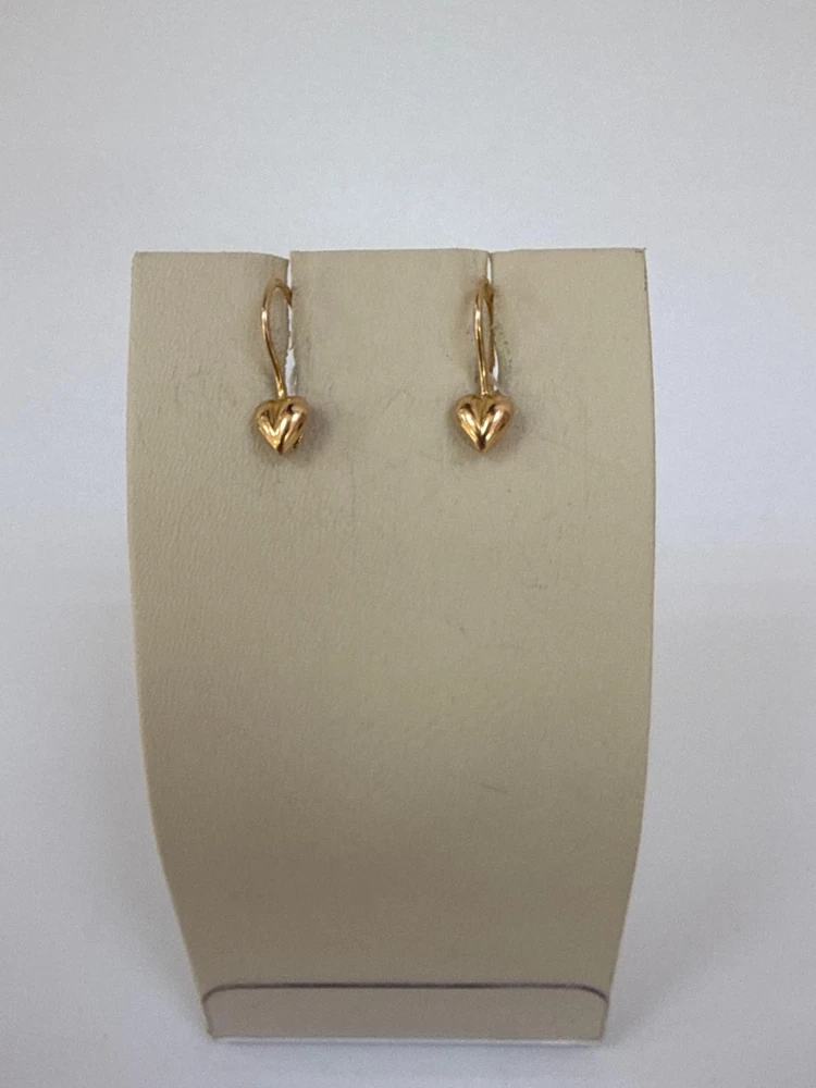Серьги из красного золота 585 пробы 1