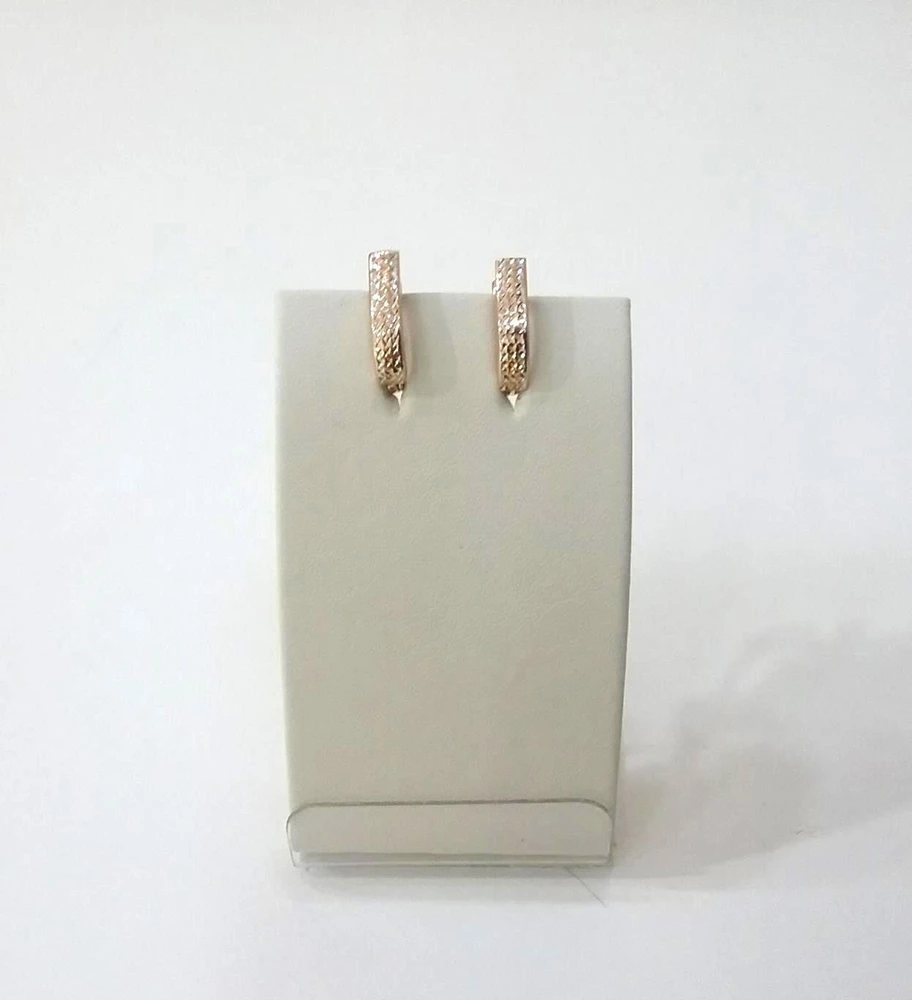 Серьги из красного золота 585 пробы 1