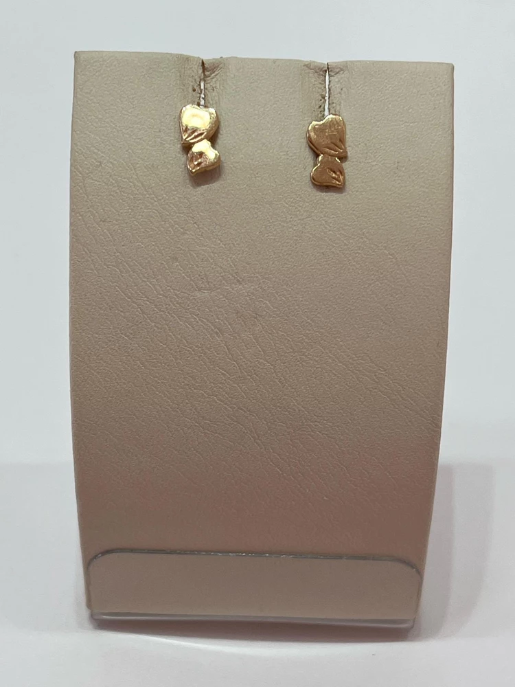 Серьги из красного золота 585 пробы 1
