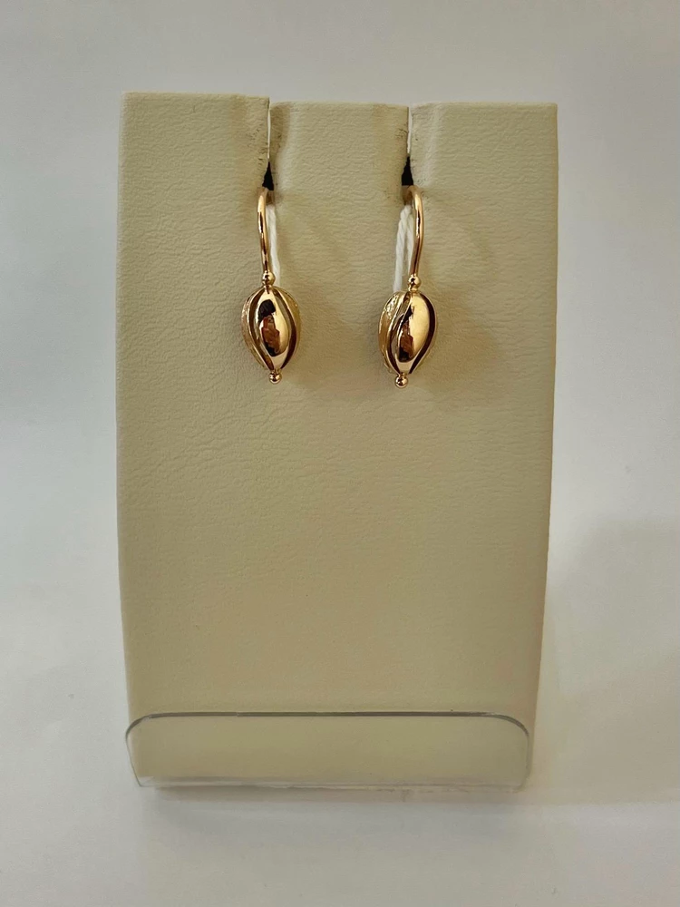 Серьги из красного золота 583 пробы 1