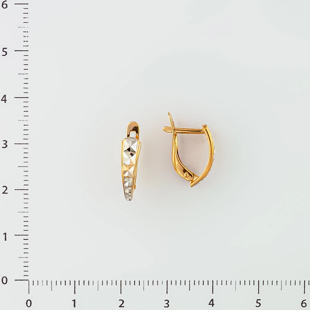 Серьги из красного золота 585 пробы 2