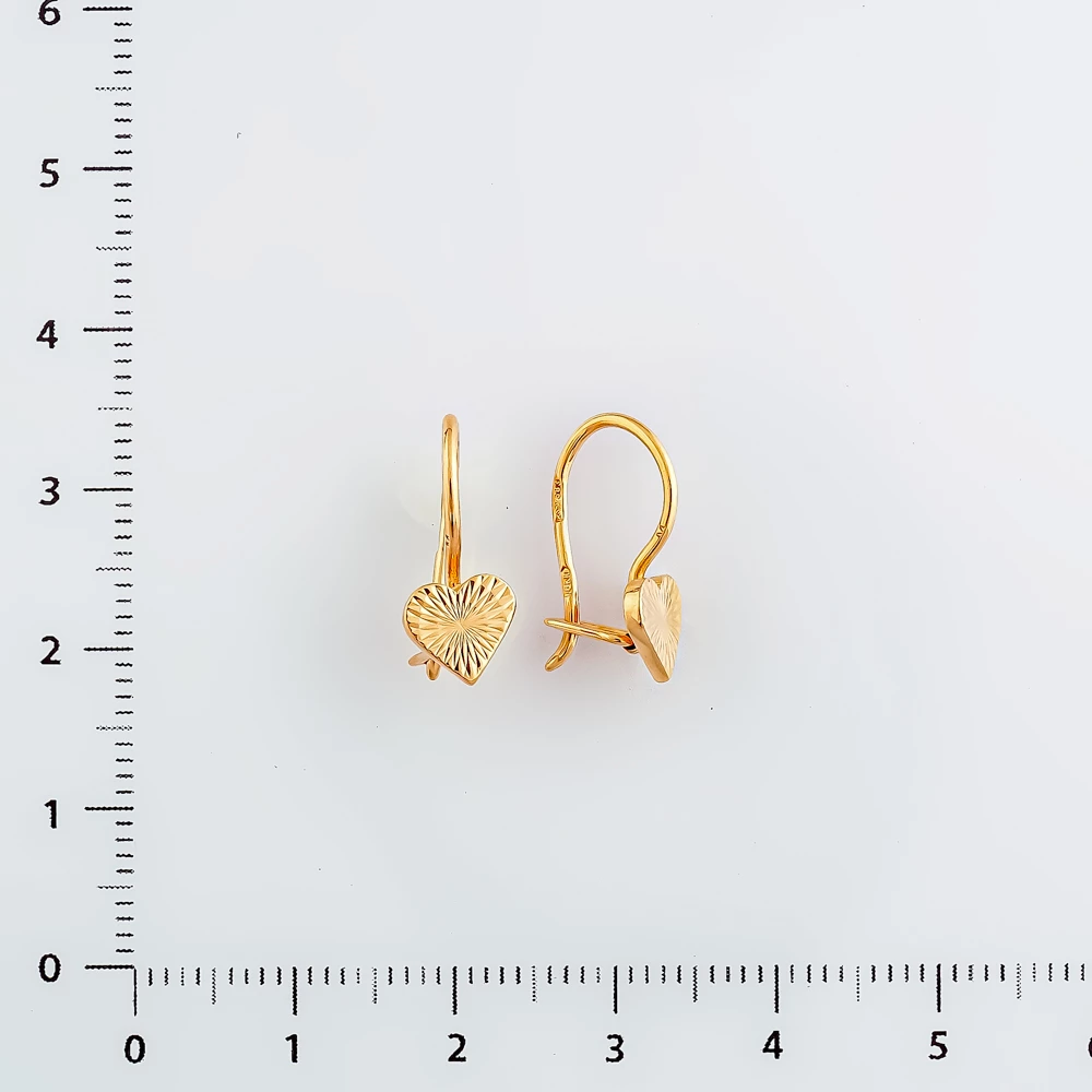 Серьги из красного золота 583 пробы 2