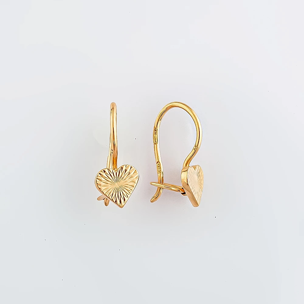 Серьги из красного золота 583 пробы 1