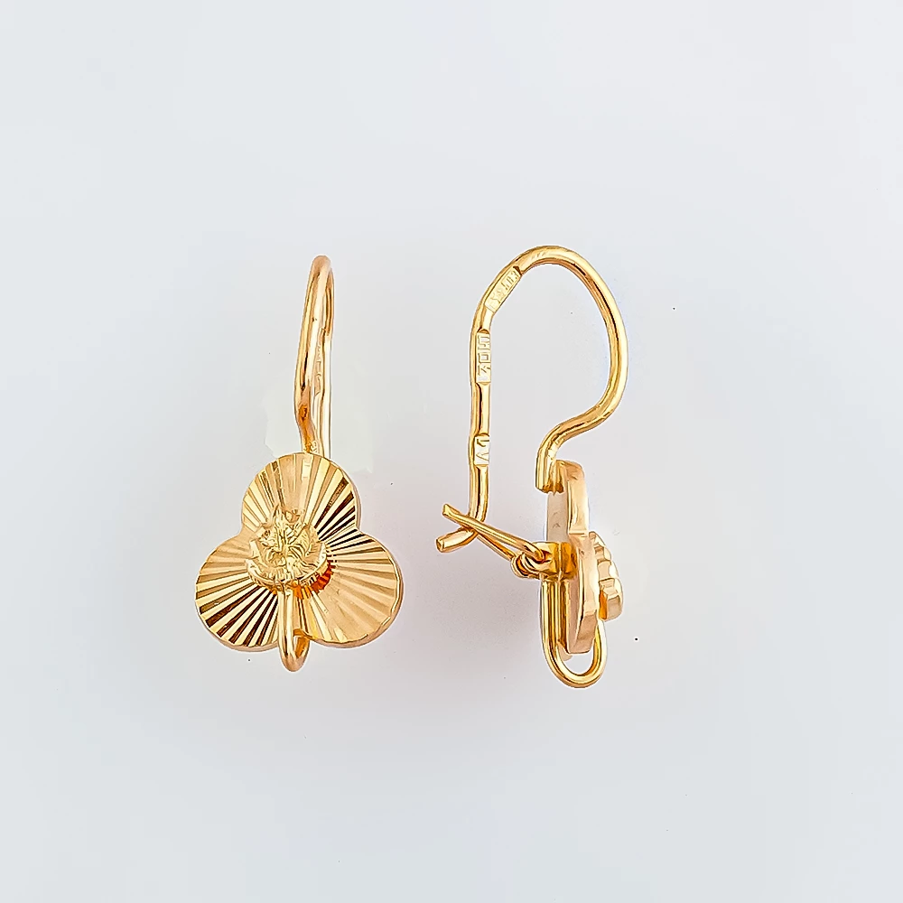 Серьги из красного золота 583 пробы 1