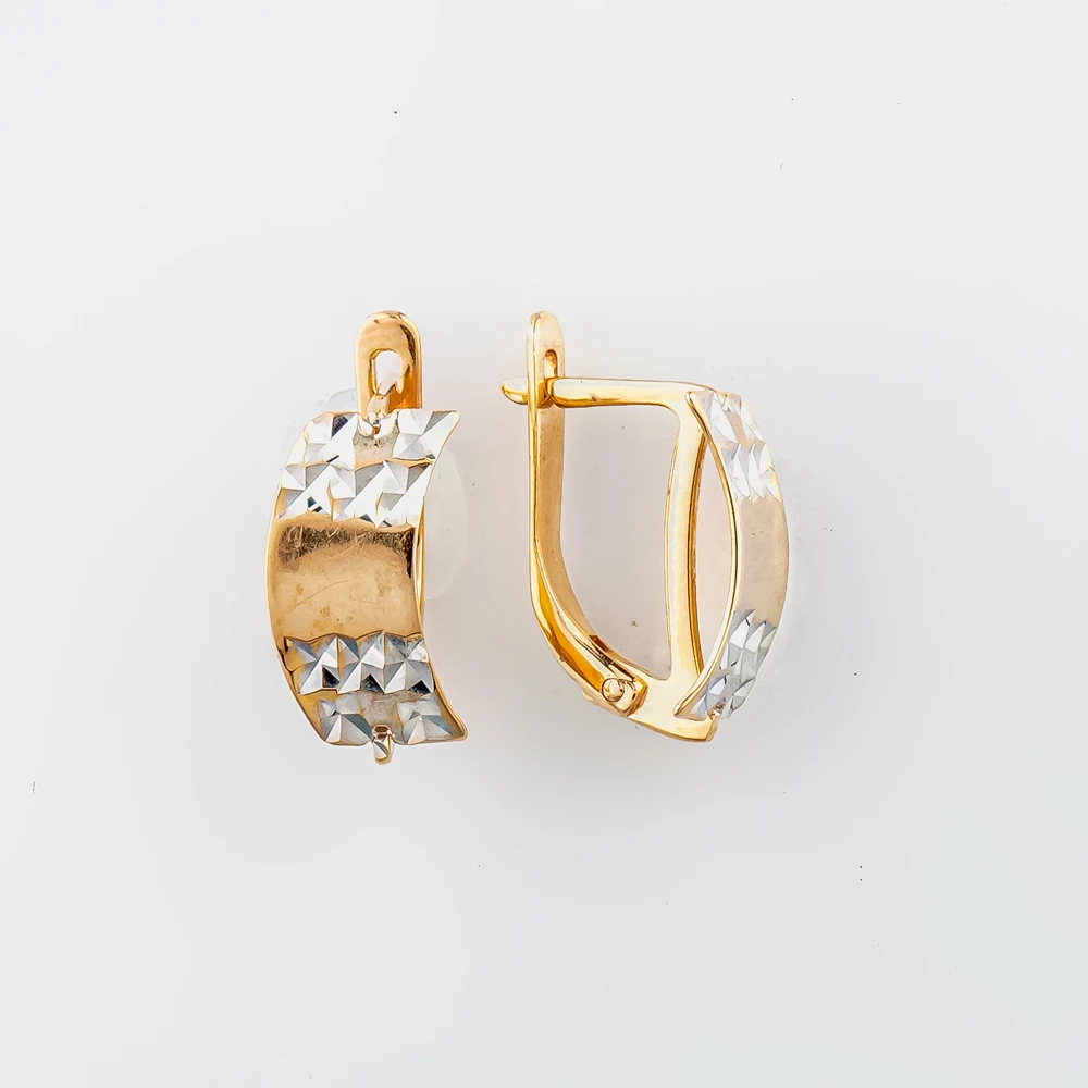 Серьги из красного золота 585 пробы 1