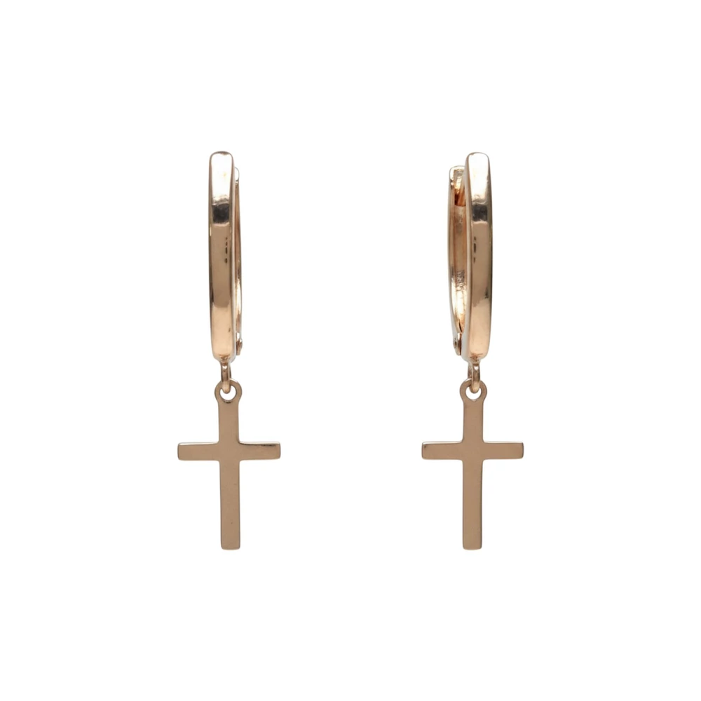 Серьги из красного золота 585 пробы 1