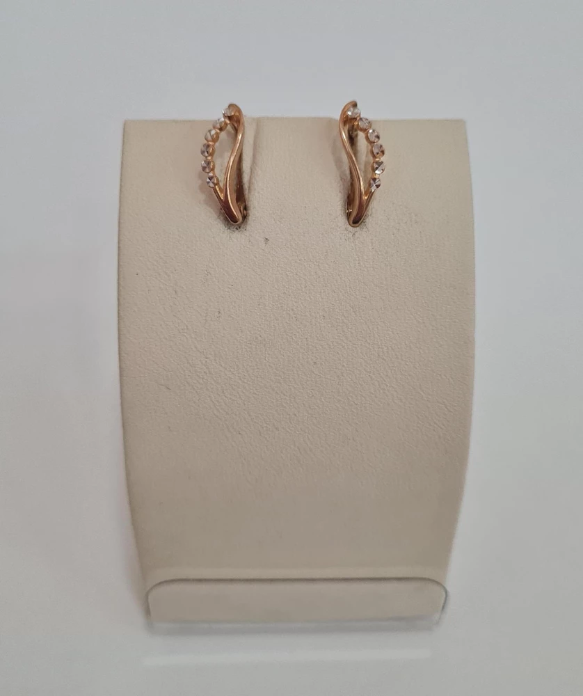 Серьги из красного золота 375 пробы 1