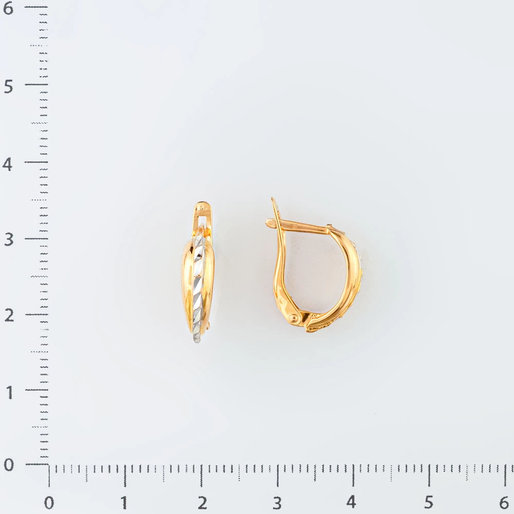 Серьги из красного золота 585 пробы 2
