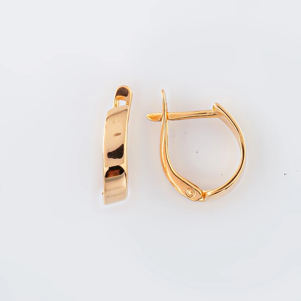 Серьги из красного золота 585 пробы 1