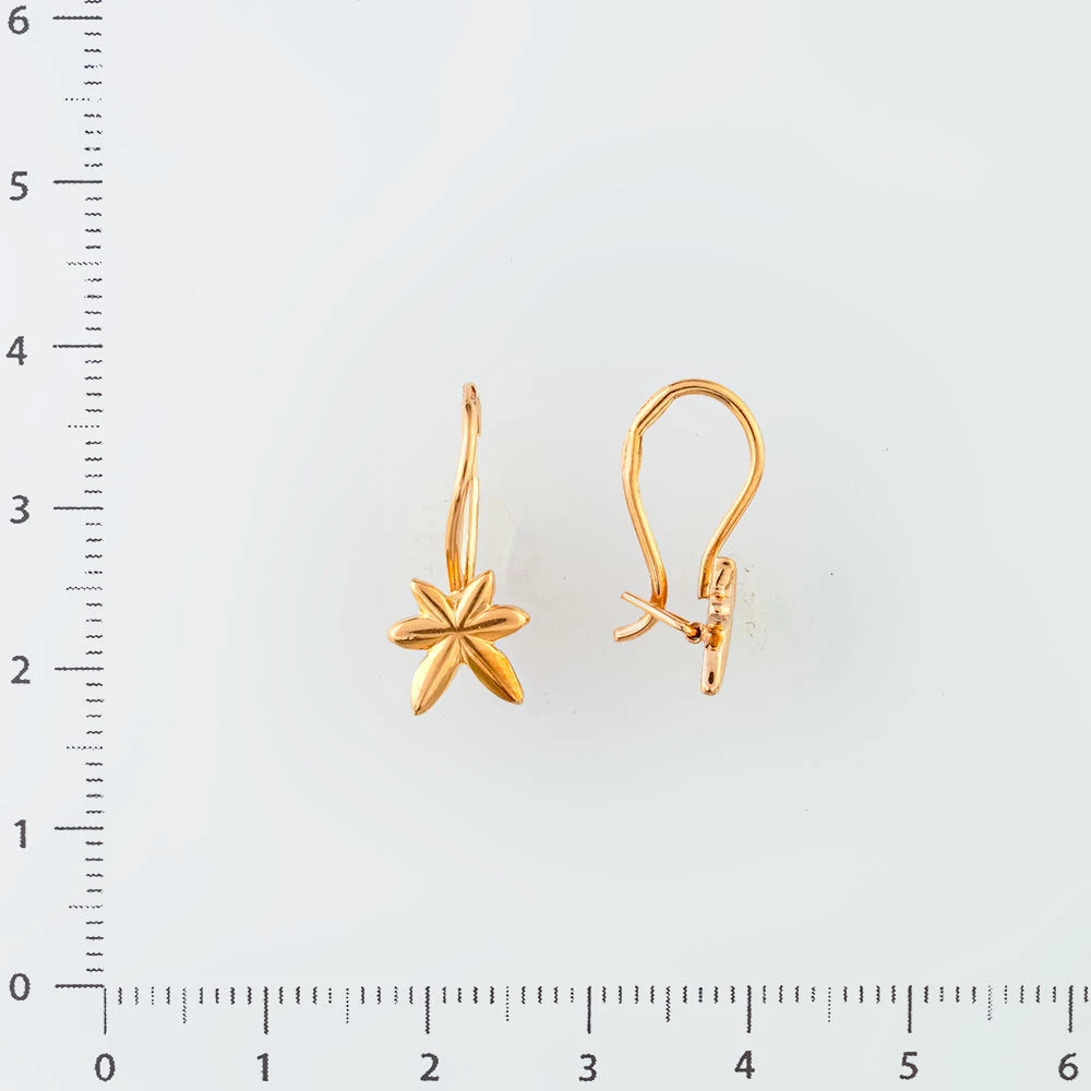 Серьги из красного золота 583 пробы 2