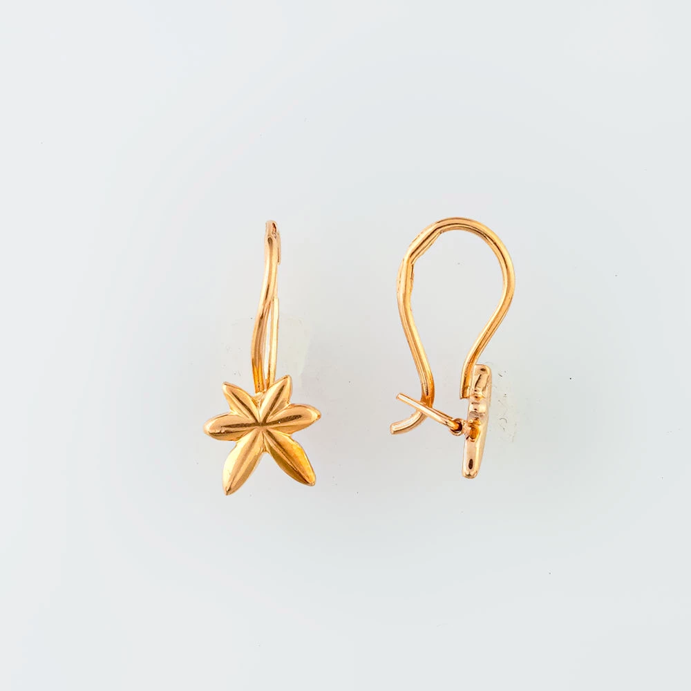 Серьги из красного золота 583 пробы 1