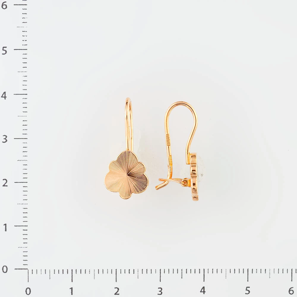 Серьги из красного золота 583 пробы 2