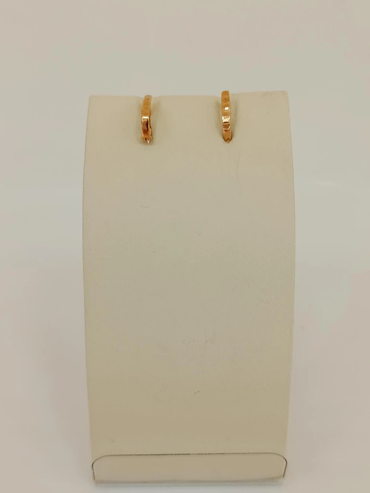 Серьги из красного золота 585 пробы 1