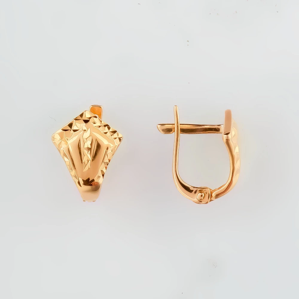 Серьги из красного золота 500 пробы 1