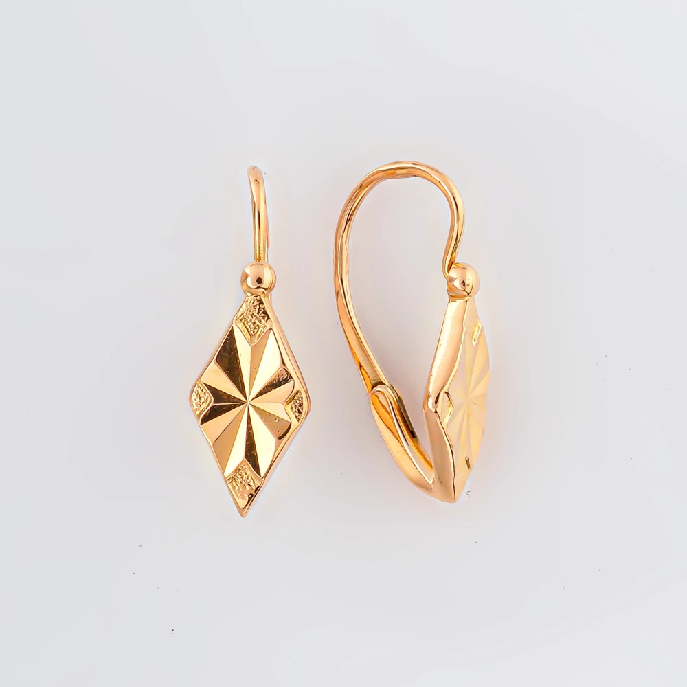 Серьги из красного золота 583 пробы 1