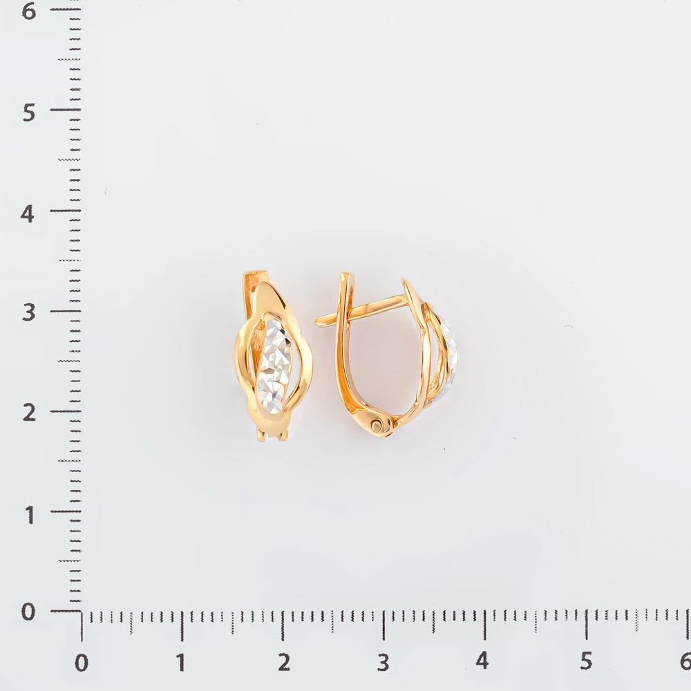 Серьги из красного золота 585 пробы 2