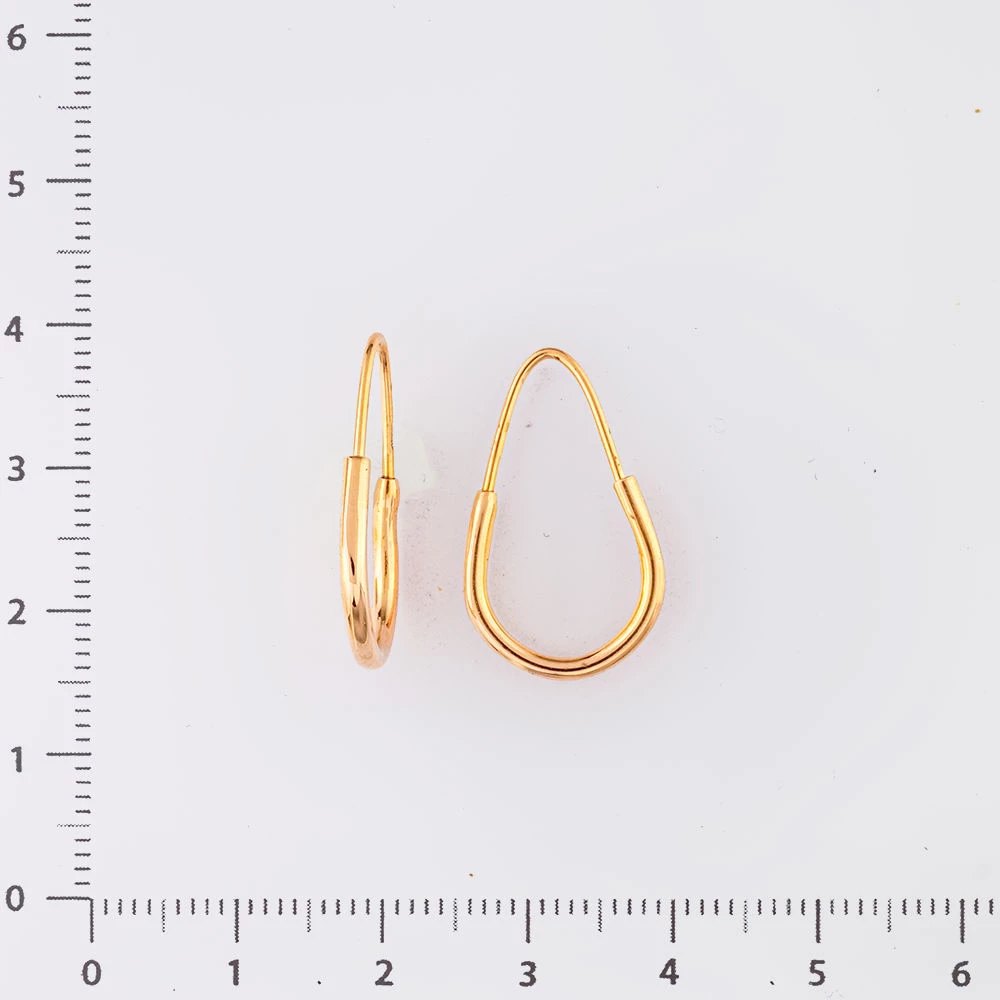 Серьги из красного золота 583 пробы 2