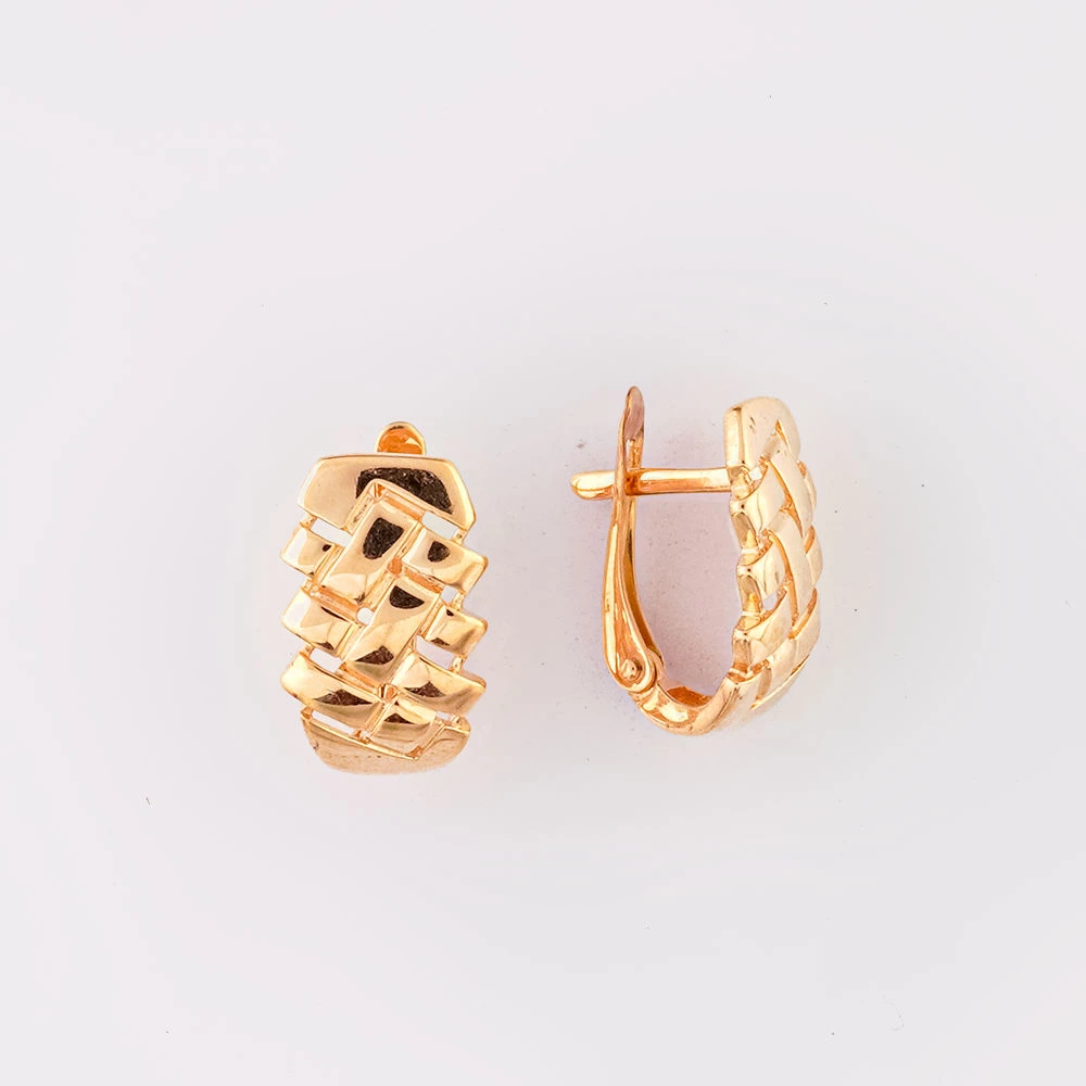 Серьги из красного золота 375 пробы 1