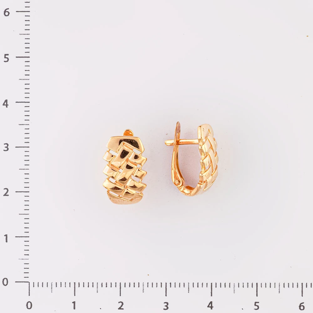 Серьги из красного золота 375 пробы 2