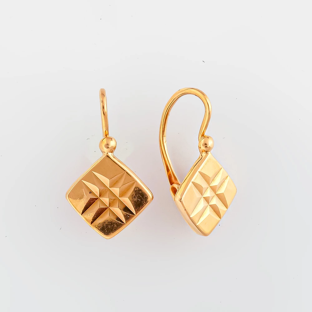 Серьги из красного золота 583 пробы 1