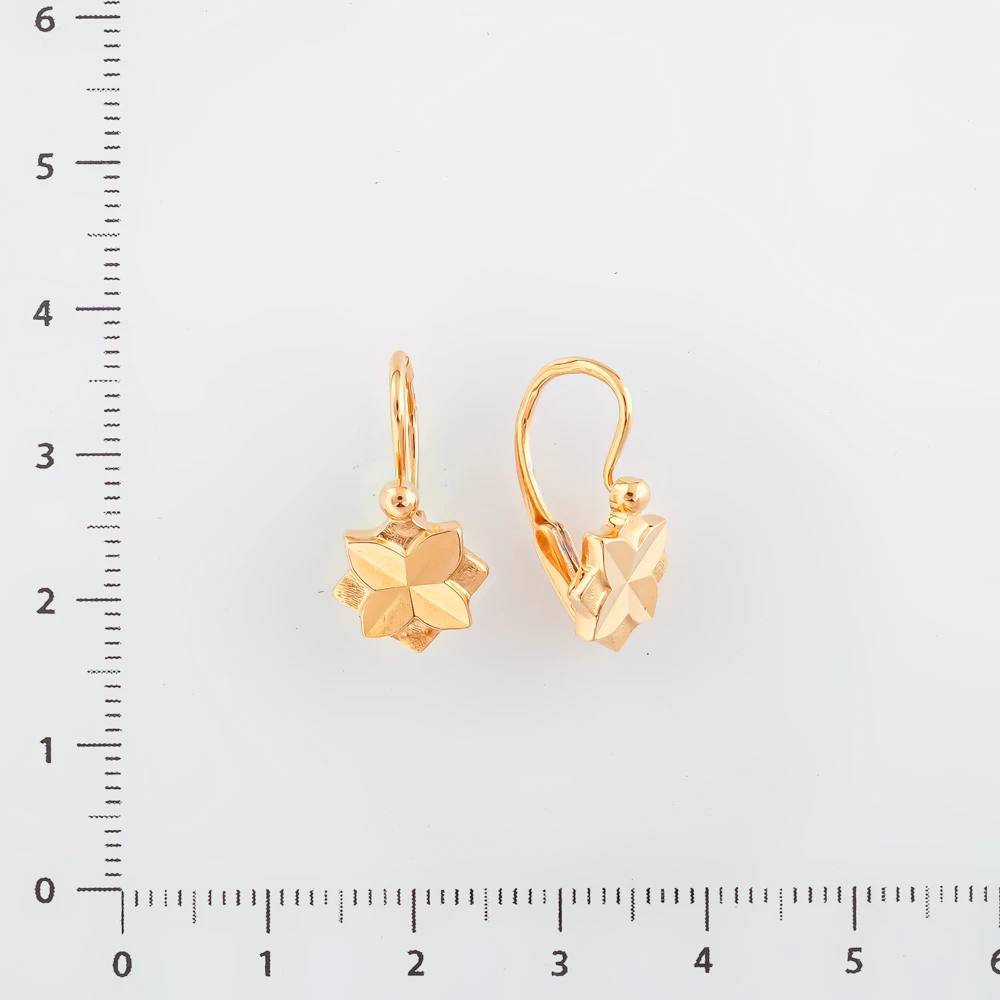 Серьги из красного золота 583 пробы 2