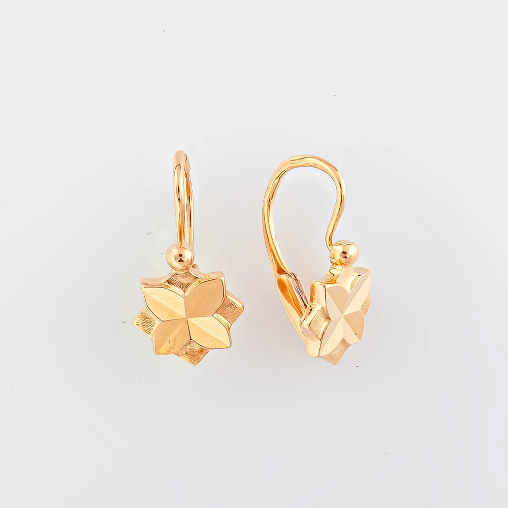 Серьги из красного золота 583 пробы 1