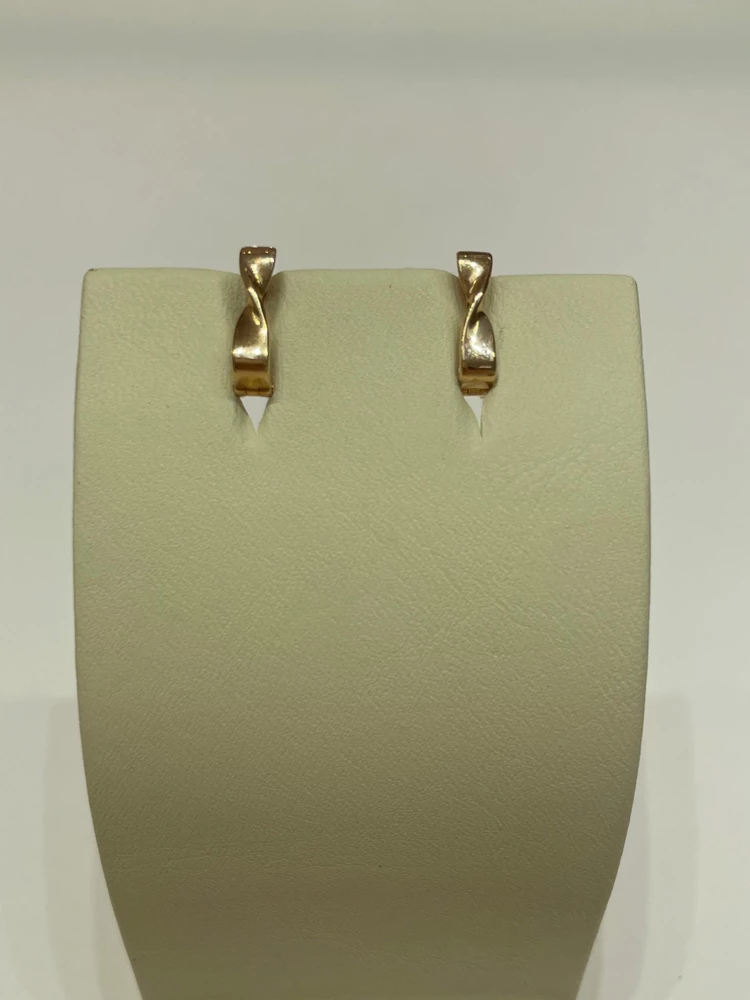 Серьги из красного золота 585 пробы 1