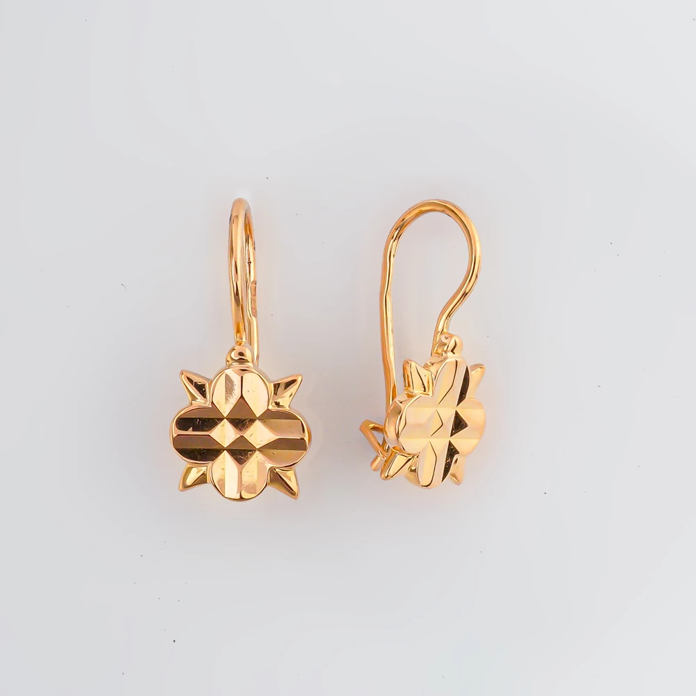 Серьги из красного золота 583 пробы 1