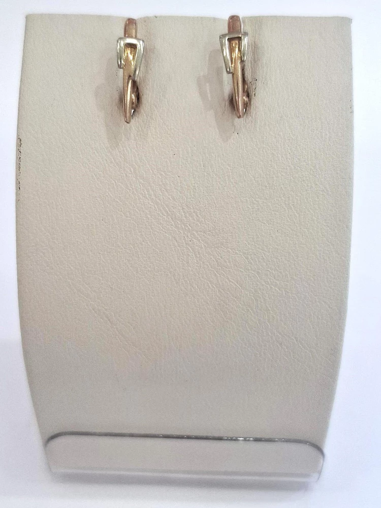 Серьги из красного золота 585 пробы 1