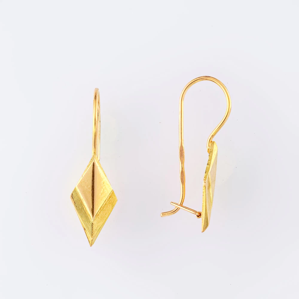 Серьги из красного золота 585 пробы 1
