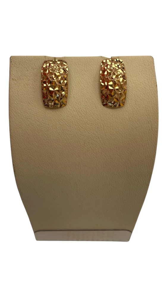 Серьги из красного золота 585 пробы 1