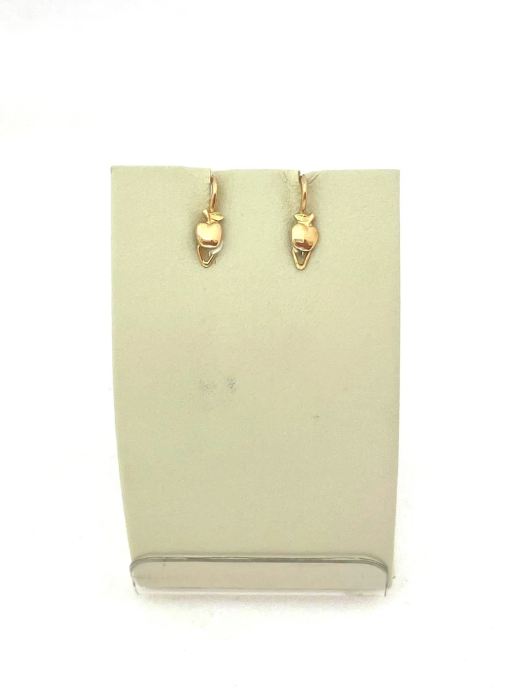 Серьги из красного золота 585 пробы 1