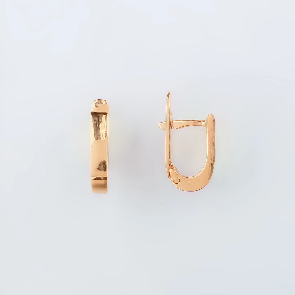 Серьги из красного золота 585 пробы 1