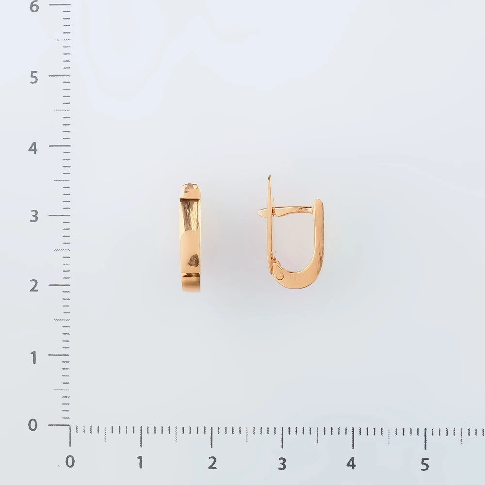 Серьги из красного золота 585 пробы 2