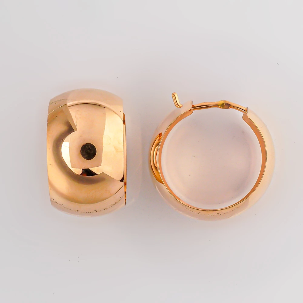 Серьги из красного золота 585 пробы 1