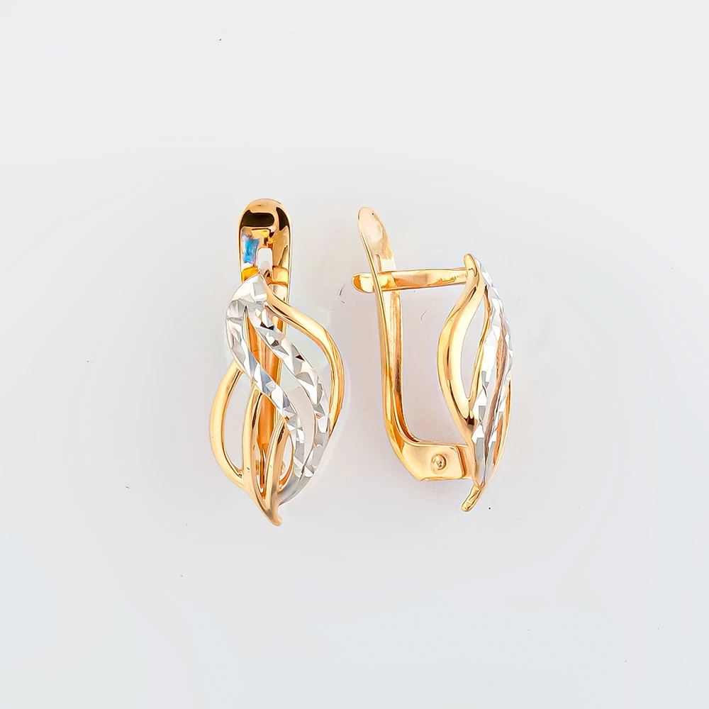 Серьги из белого золота 585 пробы