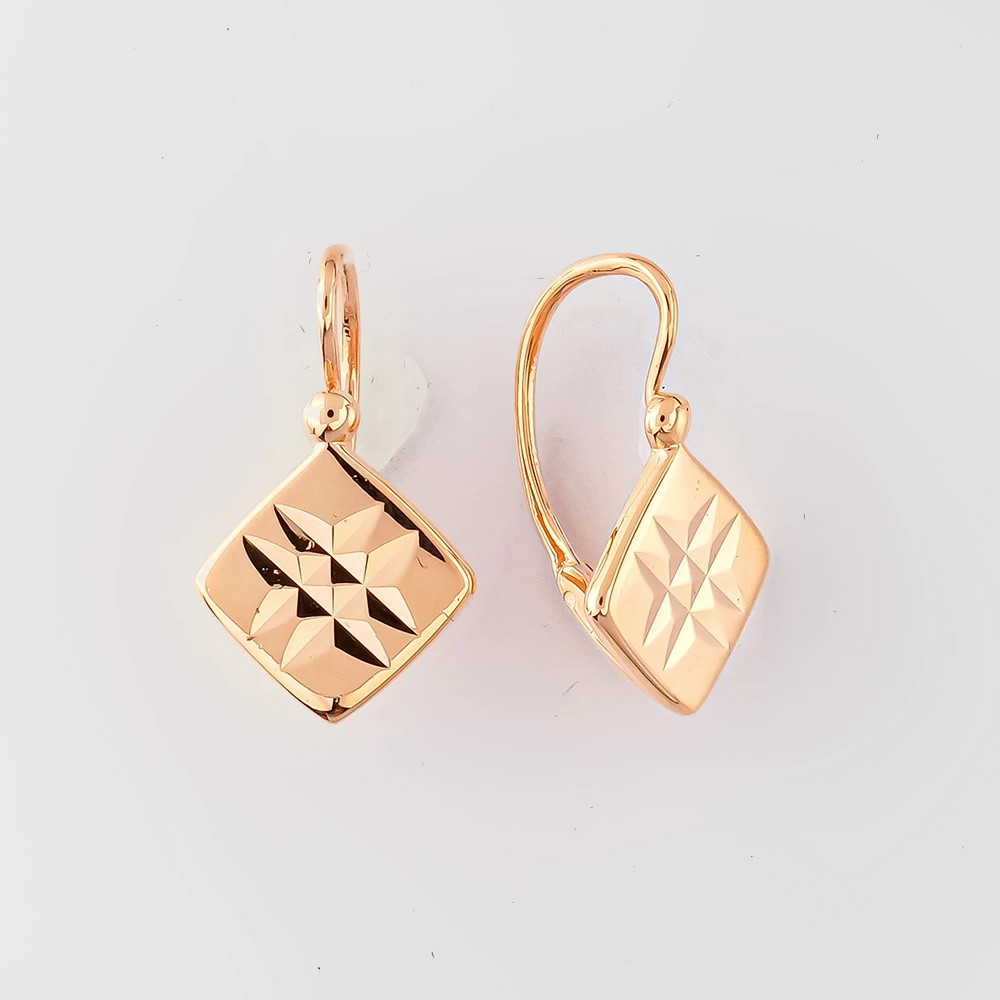 Серьги из красного золота 583 пробы 1