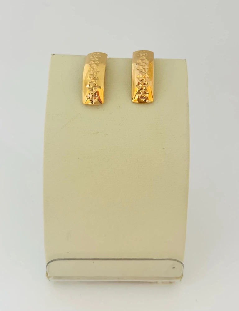 Серьги из красного золота 375 пробы 1