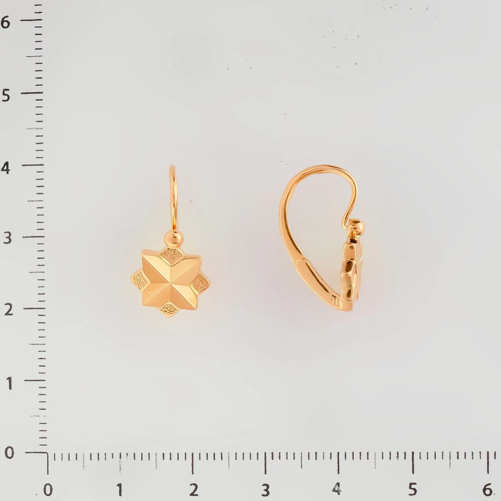 Серьги из красного золота 583 пробы 2