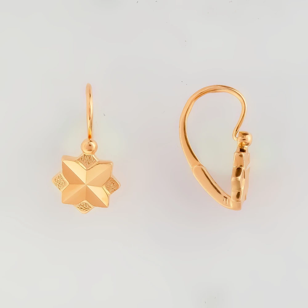 Серьги из красного золота 583 пробы 1