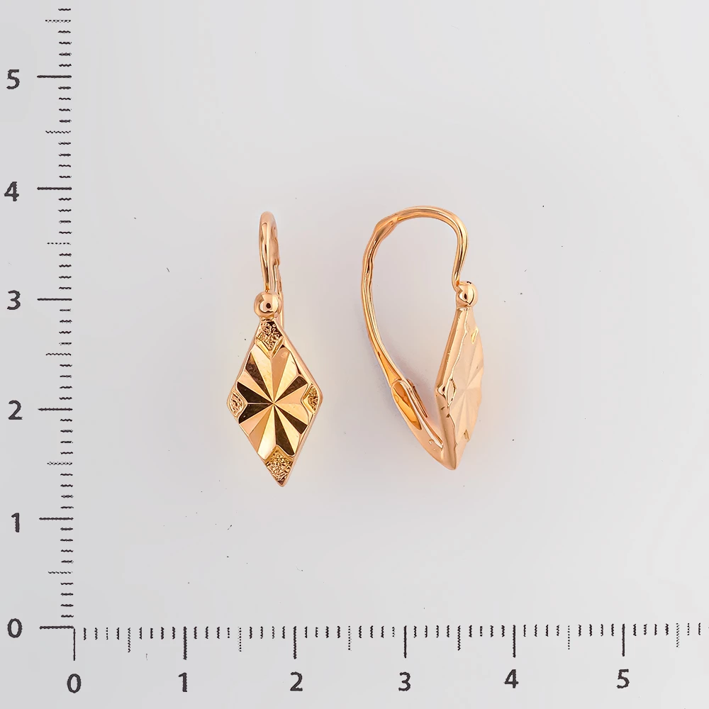 Серьги из красного золота 583 пробы 2