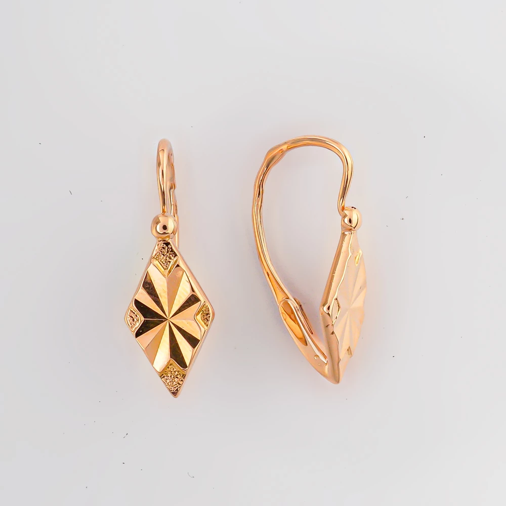 Серьги из красного золота 583 пробы 1