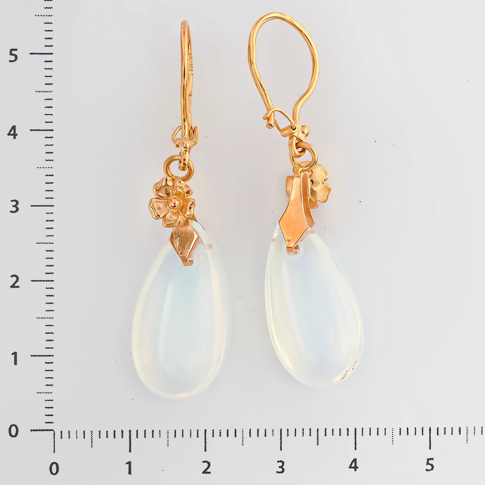 Серьги из красного золота 583 пробы 2