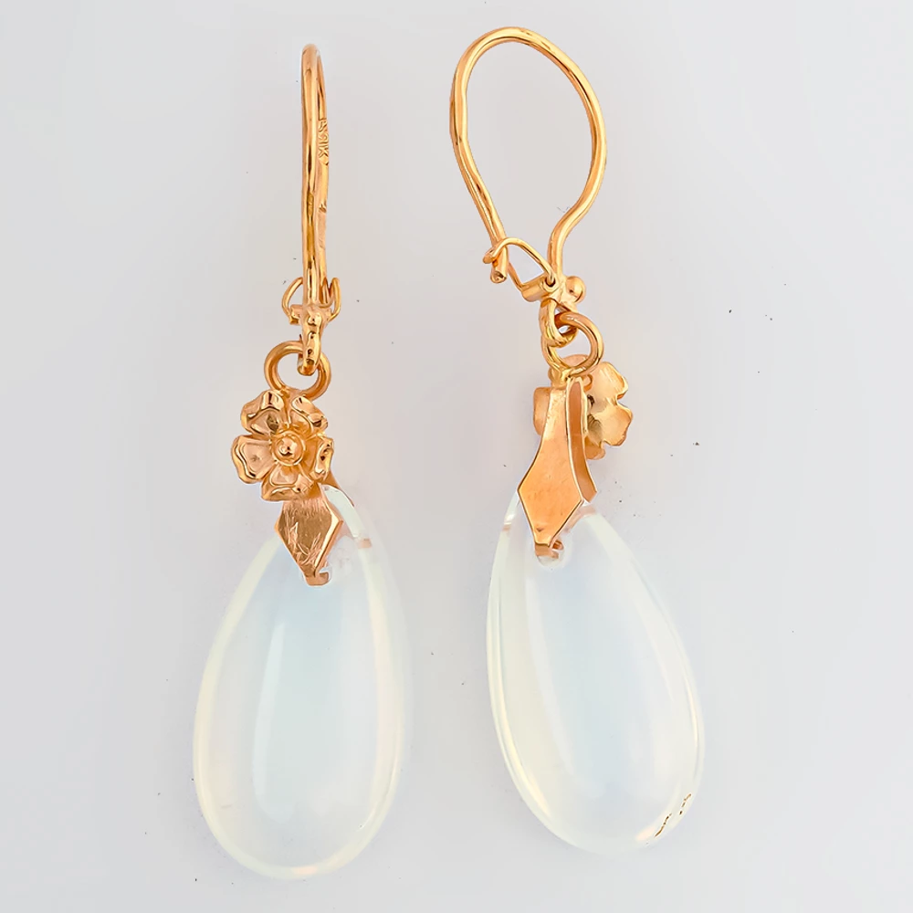 Серьги из красного золота 583 пробы 1
