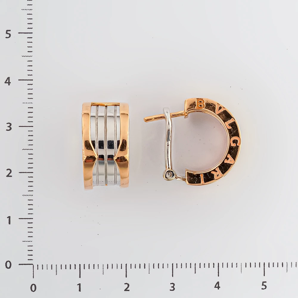 Серьги из красного золота 585 пробы