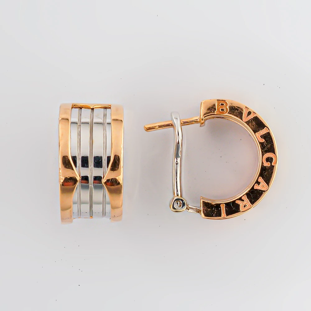Серьги из красного золота 585 пробы